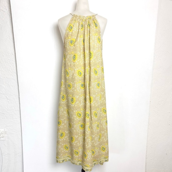 Natalie Martin Marlien Sleeveless Midi Dress Vintage Flower & Sand midi Dress XS - Picture 4 of 10